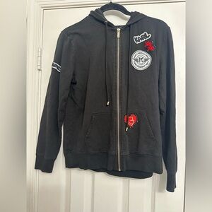 KARL LAGERFELD ZIP UP HOODIE